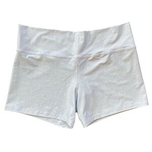 Skipper Women’s Active Yoga Water Shorts-Tribe Light Gray/White Pattern Size XL